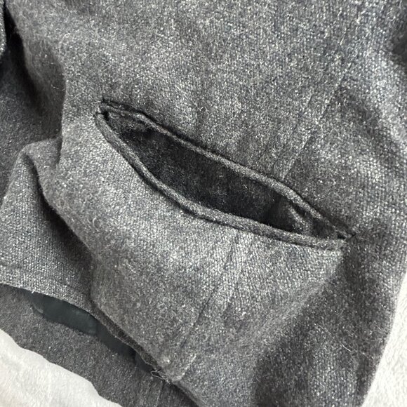 Anne Marie Chavarie Womens Blazer Jacket 100% Wool Double-Breasted Casual Large - Picture 5 of 11